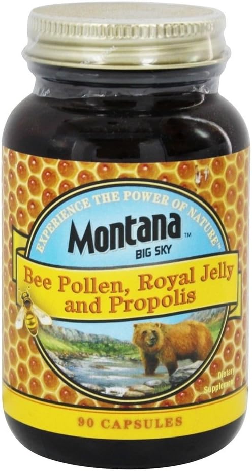 Montana Bee Pollen Royal Jelly und Propolis - 90 Kapseln