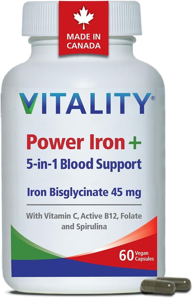 Vitalität Power Iron und Spirulina, 60 CT