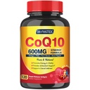 CoQ10 600 mg Softgels CoQ10 Supplement - CQ10 Coenzym-Q10 mit Omega 3 & PQQ & Vitamin E, CoQ10 400mg Softgels, 60 Portionen