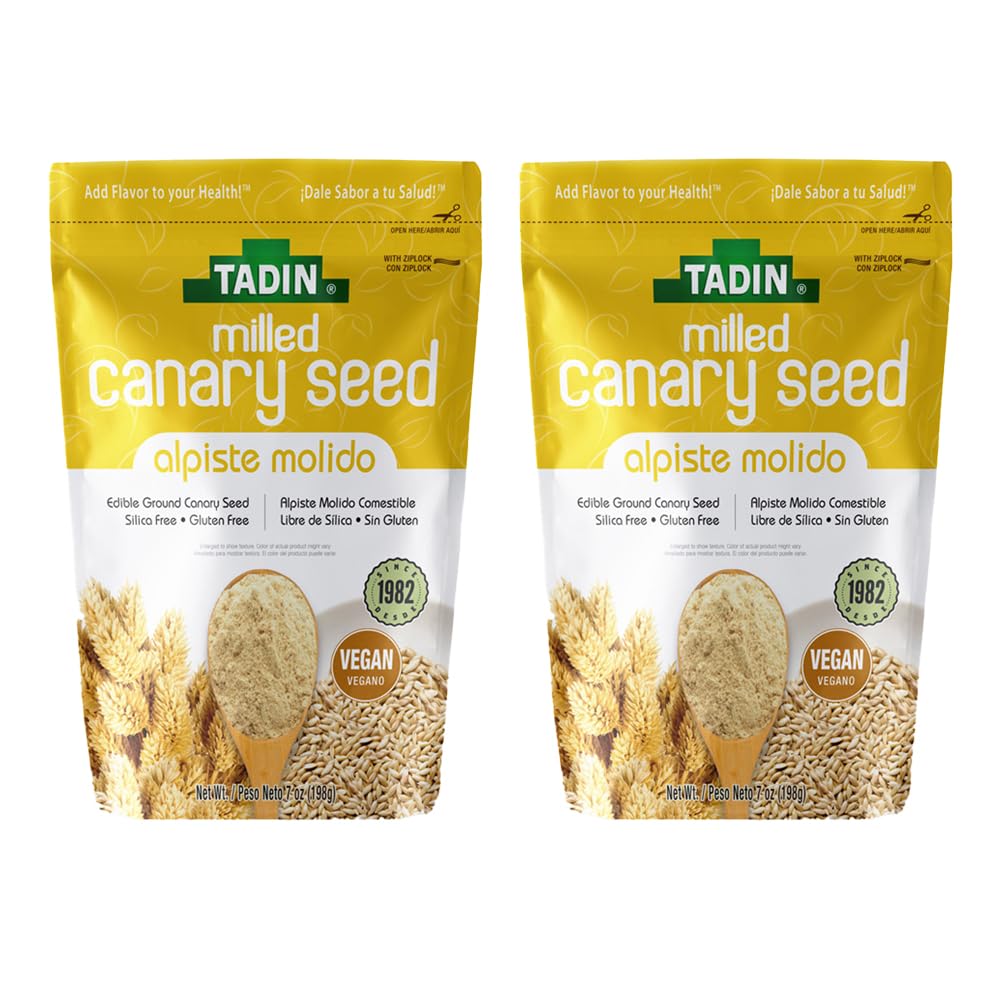 Ground Canary Seed 100% Natürliche Nahrungsergänzungsmittel für den menschlichen Verzehr (2 P... von Tadin