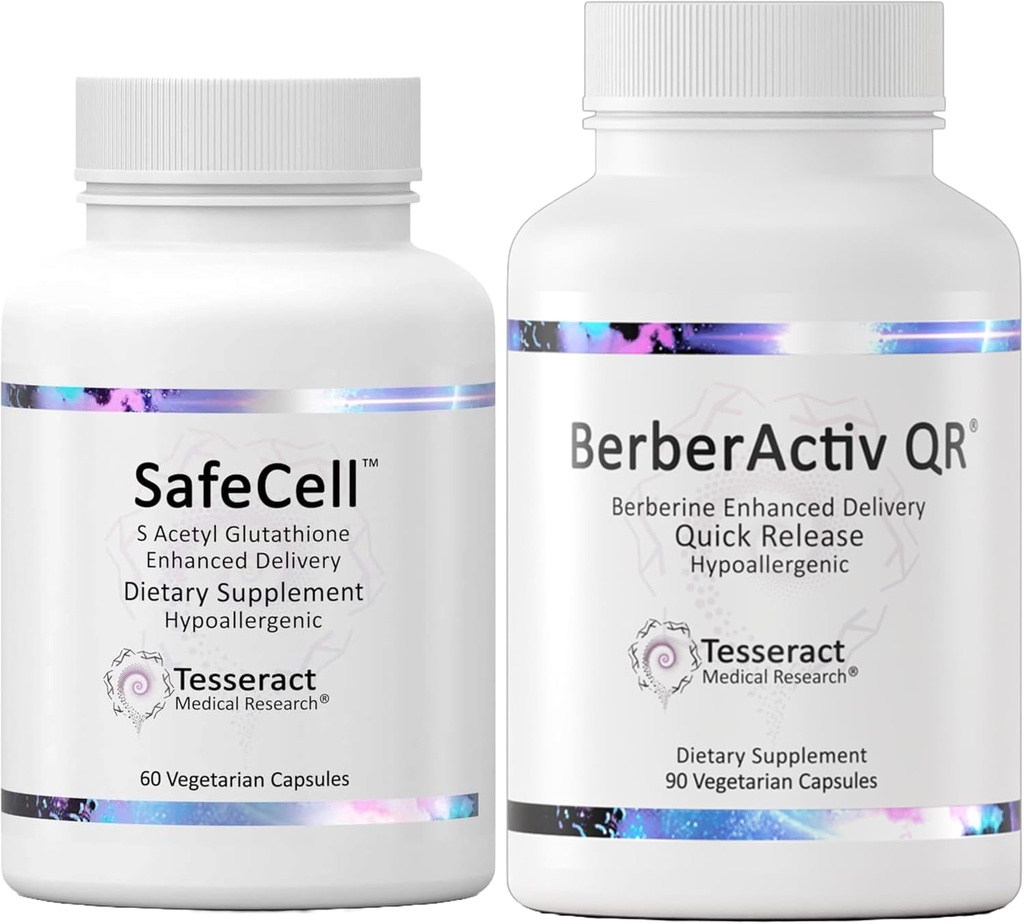 Master Antioxidant & Immununterstützung, S-Acetyl Glutathion Ergänzung für Neuro-Gesundheitsunterstützung & Berberine Immununterstützung Ergänzung