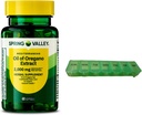 Spring Valley Mediterranean Oil of Oregano 2000 mg 60 Softgels pour la santé immunitaire avec organisateur de pilules