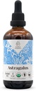 Astragalus USDA Organic Alcohol-Free Extract | Nahrungsergänzung, Hochfeste Tinktur | Natürliche zertifizierte organische Astragalus (Astragalus membranaceus) Getrocknete Wurzel (4 oz)