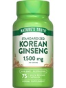 Nature's Truth Korean Ginseng Kapseln | 75 Count | Standardisierte Extrakt | Non-GMO & Gluten kostenlose Ergänzung