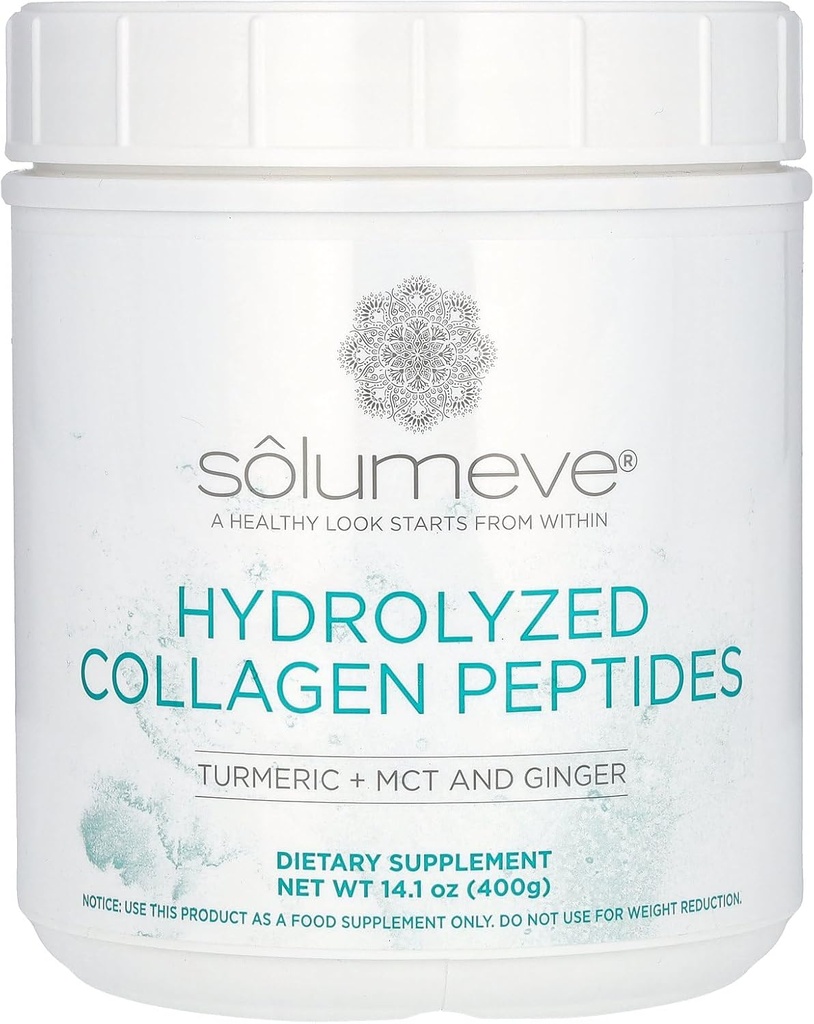 California Gold Nutrition Hydrolysierte Collagen Peptide mit Turmeric, MCT und Ginger, 14.1 oz (400 g)