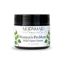 Crème de Yam sauvage MoonMaid ProMeno pour Hormone Balance 2 Oz. Crème de Yam sauvage biologique pour Hormones, Soutien à la ménopause, Réveil de la peau, Équilibre d'humeur et Sommeil amélioré.