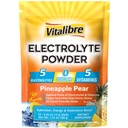 Elektrolyte Pulver-Packets | Magnesium, Kalium, Natrium, Vitamin C | für schnelle Hydration | Zero Sugar & Keto | 16 Stick Packs | Ananas Pear Flavor