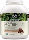 PlantFusion Complete Vegan Protein Powder - Pflanzenbasiertes Proteinpulver mit BCAAs, Verdauungsenzyme und Pea Protein - Keto, Glutenfrei, Sojafrei, Non-Dairy, Kein Zucker, Non-GMO - Rich Chocolate 5 lb