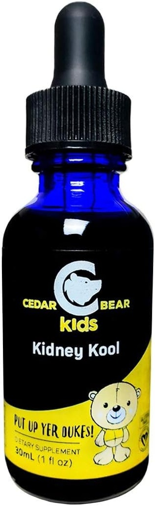 Cedar Bear Kidney Kool für Kinder - Flüssige Kräuterergänzung, die beruhigt, und unterstützt Urinary System 1 fl oz / 30 ml