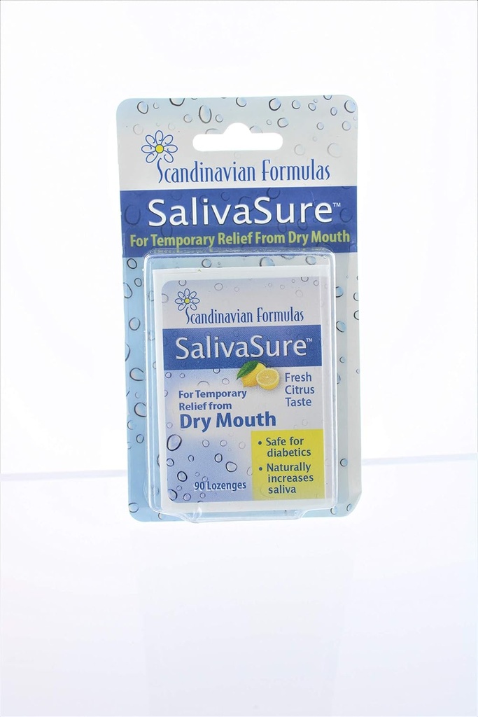 Nozovent Scandinavian Formulas SalivaSure Lozenges 90 ea (Pack mit 2)