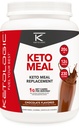 KetoLogic Keto Meal Ersatz Shake Pulver für optimale Ergebnisse + MCT Öl + Gras-Fed Whey - Perfekt geformte Makros für Ketosis - 20 Servierungen - Schokolade