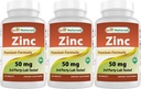 Beste Natürliche Zink Ergänzung als Zink Gluconate 50mg 240 Tabletten Packung von 3