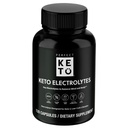 Capsules d'électrolytes de kéto parfaites, sans gluten, supplément d'électrolyte avec Magnésium, Calcium, Potassium et Sodium, Hydratation, Énergie, Récupération et Support Immune, Sans aromatisé, 120 portions