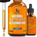 Cat Antibiotic zu helfen mit Husten & Allergien – Antibiotika für Katzen zu helfen mit UTIs und Verdauungsmomente – HIPS & Joints Unterstützung – Attraktive Chicken Taste – 2 Oz Bottle
