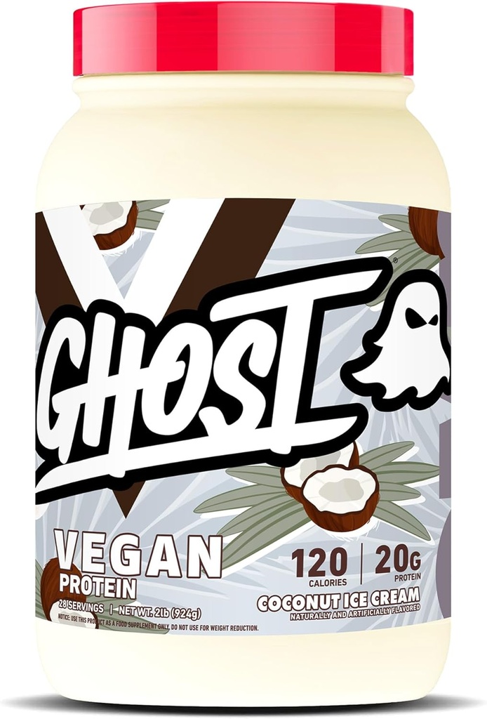 Ghost - Poudre de protéines végétaliennes - 2lb