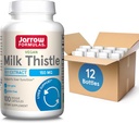 Jarrow Formulas Milk Thistle 150 mg - Antioxidans Unterstützung Immunantwort, Leberfunktion & Glutathion - Bis zu 100 Servierungen (Veggie Kapseln), Packung von 12