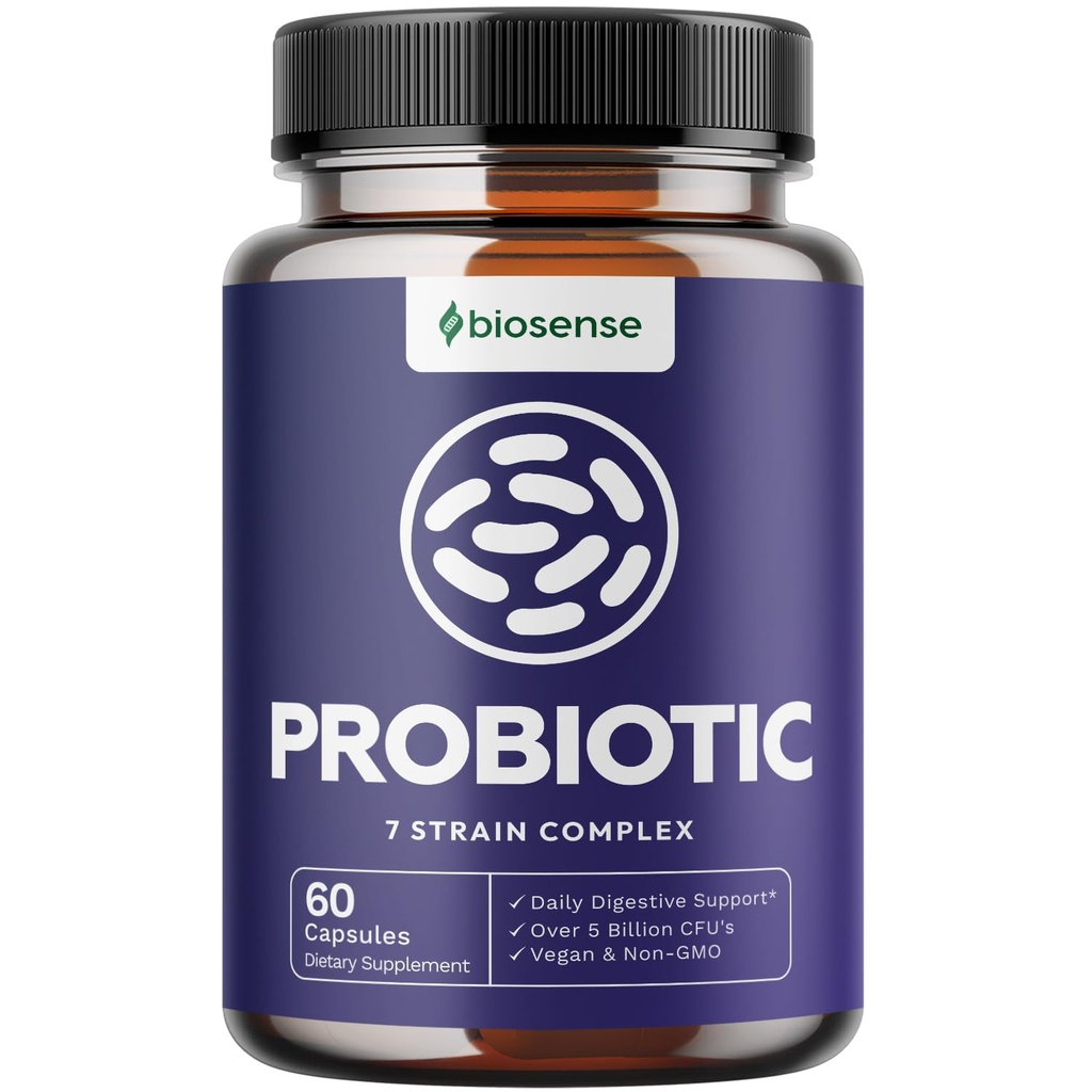 Probiotics and Prebiotics Gut Health Supplements - Advanced Acidophilus Probiotic Supplement for Upset Stomach Relief pH Balance und Verdauungsunterstützung - Tägliche Probiotische Immununterstützungsergänzung