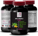 Soutien à l'acide lipoïque alpha - COMPLEXE ANTI-WRINKLE - Aloe Vera Leaf Benefits, Collagen Boost, Extrait de feuille de thé vert, Puissance des graines de raisin, Avantages du café vert, Acide hyaluronique 1 bouteille 60 capsules