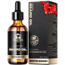 Huile de croissance des barbes de la forêt de Waking - Huile de sandale Biotin avec vitamine E, romarin et castor pour les barbes plus épaisses, plus douces et plus fortes (2oz)
