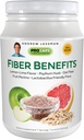 ANDREW LESSMAN Fiber Benefits Powder 60 Servierungen - Lemon-Lime, Sanfte, natürliche lösliche/unlösliche Faser, fördert Regularität, Reinigung. Psyllium Husk, Hafer, Apfel, Grapefruit, Guar Gum, Probiotika
