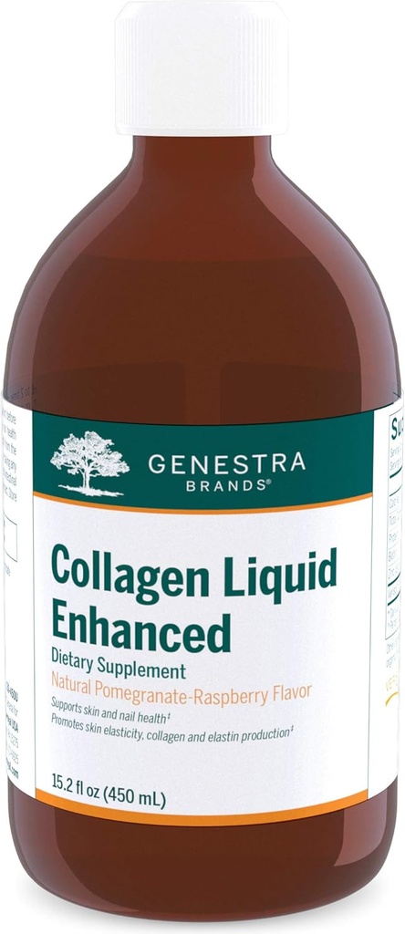 Genestra Marken Collagen Liquid Enhanced - Biotin, Collagen & Zink Supplement - 45 Servietten