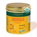 VAHDAM, Organic Turmeric Powder w/ High Curcumin (2.47oz) USDA Organic, 100% Raw from India | Glutenfrei, Non-GMO | Premium Qualität & Aroma | Single Origin Spice | Direkt von Quelle