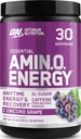 Optimum Nutrition Amino Energy Powder, Concord Grape, 9.5 Oz