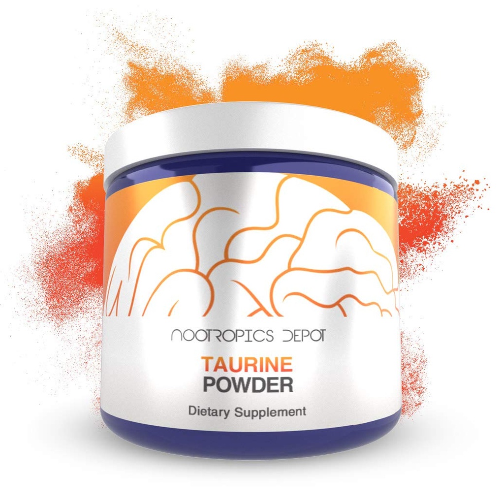 Taurine Pulver | 500 Gramm | Aminosäure-Ergänzung | Unterstützt gesunde Stoffwechselfunktion, Herz-Kreislauf-Gesundheit und gesunde Stress-Level