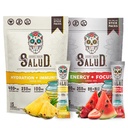 2-Pack de Salud – 15 portions chacune, mélange de boissons Agua Fresca, sans OGM, sans gluten, végétalien, faible teneur en calories, 1g de sucre