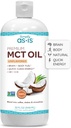 AS-IS einfach Premium MCT Öl C8 & C10 | Unflavored | 100% von Non-GMO Kokosnüssen | Perfekt für Morgen Kaffee | Schnelle saubere Energie | 32 fl oz (63 Servierungen)