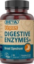 Deva Vitamines Vegan Enzymes digestifs plus supplément - Un mélange unique d'enzymes et d'herbes - 90 capsules, 1-pack