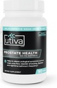 Utiva Prostate Health Supplement für Männer - Natürliche Formel für Prostata-Funktion und Urinfluss - Beta-Sitosterol und Saw Palmetto Prostata Supplement - Made in Canada, 90 Softgels