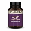 Dr. Mercola Lutein mit Zeaxanthin, 30 Portionen (30 Kapseln), 40 mg Lutein Per Servieren, Nahrungsergänzung, Unterstützt Vision Gesundheit und kognitive Funktion, Non-GMO