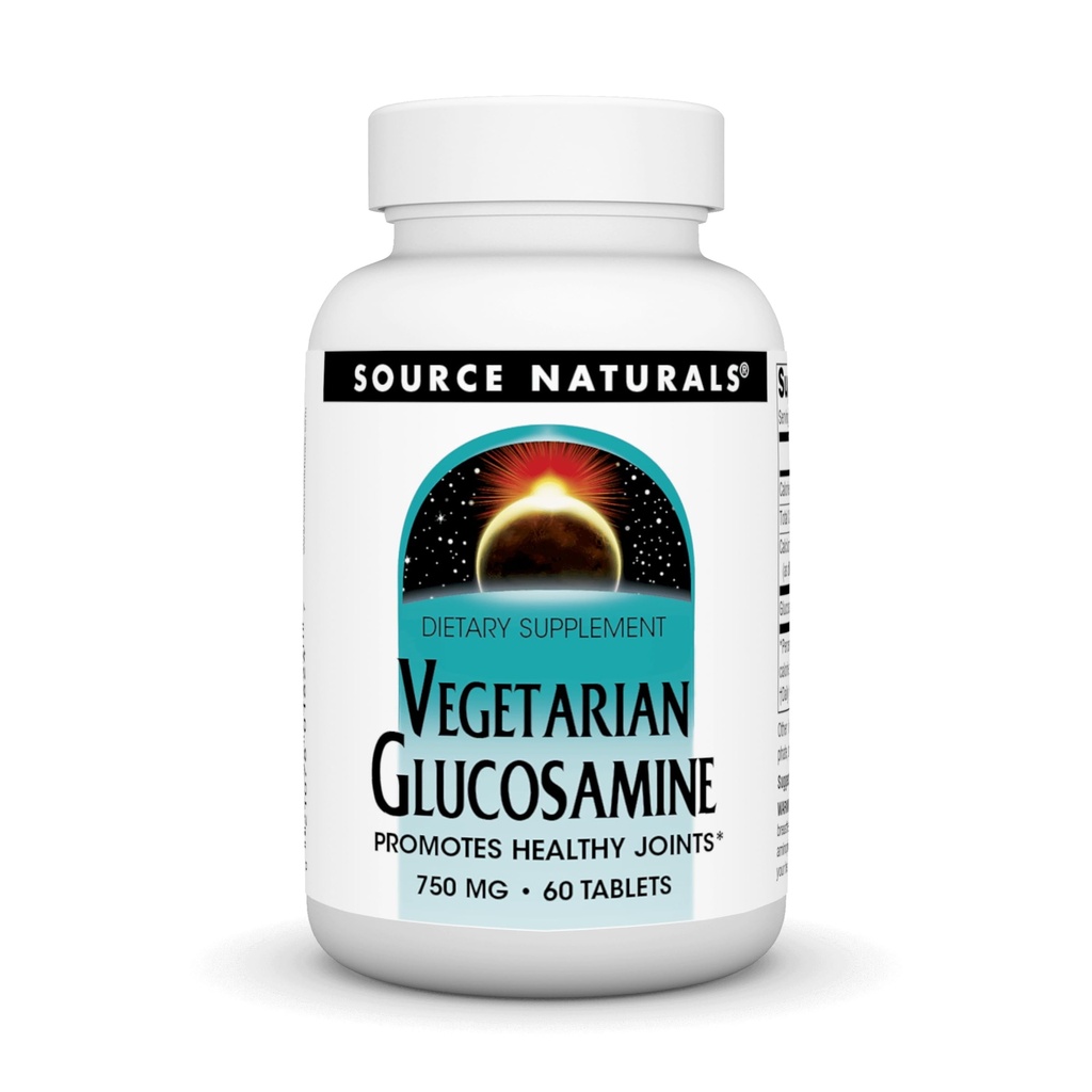 Quelle Naturals Vegetarisches Glucosamin, fördert gesunde Gelenke*, 750 mg - 60 Tabletten