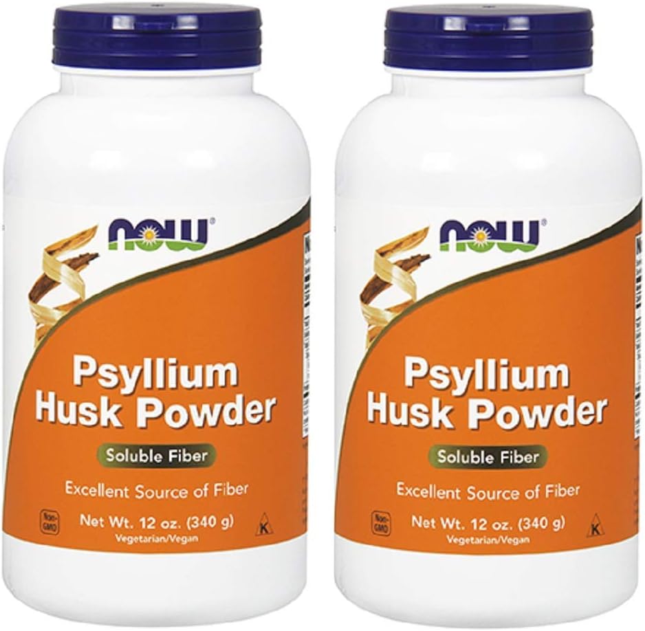 Nourriture Poudre de musc de Psyllium, 12 once (paquet de 2)