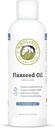 Wholistic Pet Organics Flaxseed Oil: Bio Flaxseed Oil for Horses -Flax Oil Horse Supplement mit Antioxidant Rich Rosemary und Omega 3, 6 Fettsäuren für Cardio, Immun, Haut und Mantel Gesundheit-16 Oz
