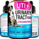 Cat & Dog UTI Behandlung - UTI Medizin & Urinary Tract Infektion Behandlung für Haustiere - Nierenunterstützung - Blasenkontrolle für Hunde Inkontinenz - Katze UTI Remedy - Cranberry Supplement - US Made - 2fl.oz
