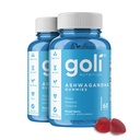 Goli Ashwagandha & Vitamin D Gummy 120 Count - Relax. Restore. Abschalten. (Mixed Berry, KSM-66, Vegan, Plant Based, Non-GMO, Gluten-Free & Gelatin Free), Paket von 2