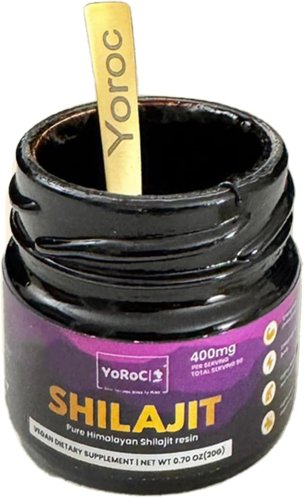 Shilajit, Pure Himalayan Shilajit Resin, Nahrungsergänzung, Net Wt 20gm(0.70oz)