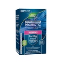 Nature's Way Fortify Extra Strength Frauen Probiotic 50 Billion CFU, Potent Multi-Strain Probiotic für Verdauungs-, Vaginal- und Immununterstützung*, Einmal-Daily Capsule, 30 Kapseln