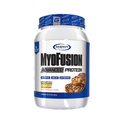 Gaspari Nutrition Myofusion Protéines avancées, mélange de protéines avec protéines de lactosérum, protéines de caséine et protéines isolées, faibles graisses et sans gluten (crunch de beurre d'arachide chocolaté, 2 livres)