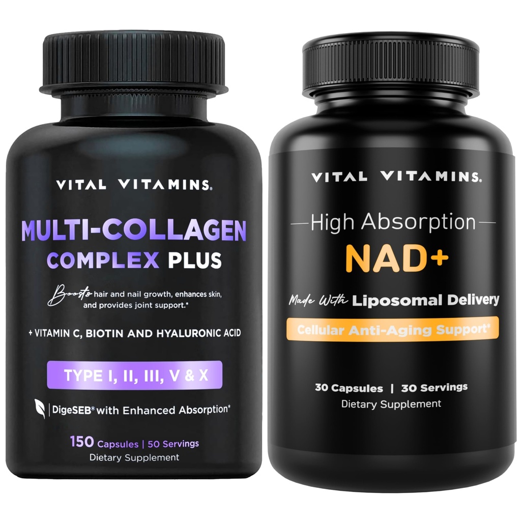 Vital Vitamine Multi Collagen Complex Plus + NAD+ Ergänzung