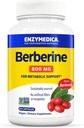 Enzymedica Berberine 800 mg – Vegan Capsules for Metabolic Support – von Sustainable Sourced Barberry – Non-GMO, Gluten-Free, No Fillers or Excipients – 60 Kapseln