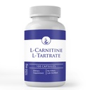 Ingrédients originaux purs L-Carnitine L-Tartrate (100 Capsules) Toujours Pure, Pas d'additifs ou de remplissages, Vérifié en laboratoire
