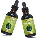 Gehen Sie Nährstoffe flüssiges Vitamin D3 mit K2 (MK-7) Tropfen 1oz & Selen 200 mcg Ergänzung 1.0 oz| Vitamin D3 und K2 | Ergänzungen mit Mineral Selenflüssigkeit und gereinigtem Wasser