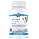 Nordic Naturals Pro Vitamin D3 Gummies, Wildbeere - 120 Gummies - 1000 IE Vitamin D3 - Großer Geschmack - Gesunde Knochen, Stimmung & Immunsystemfunktion - Nicht-GVO - 120 Portionen