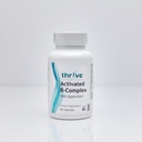 Thrive Nutraceuticals Activated B-Complex mit Quatrefolic - 60 Non-GMO Kapseln - Kosher Nahrungsergänzung für optimale Gesundheit - frei von Hefe & Gluten, unterstützt Energie & Kognitive Funktion