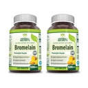 Herbal Secrets Bromelain 500 Mg 120 Tabletten Supplement | Paket von 2 | Non-GMO | Gluten Free | Made in USA