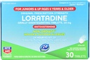 Rite Aid Kid's non-Drowsy Allergy Relief, Loratadine 10mg, Mint Flavor - 30 Tabletten | Orally Disintegrating Tabs | Alter 6 und älter