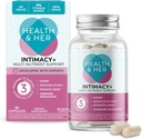 Health & Her Intimacy+ Multi-Nutrient Complement Support for Women - Contient de la racine de maca et du Tribulus pour vous aider à vous découvrir à nouveau, végétalien (60 ct -1 mois)